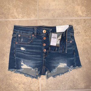 NWT American Eagle Hi-Rise Jean Shorts